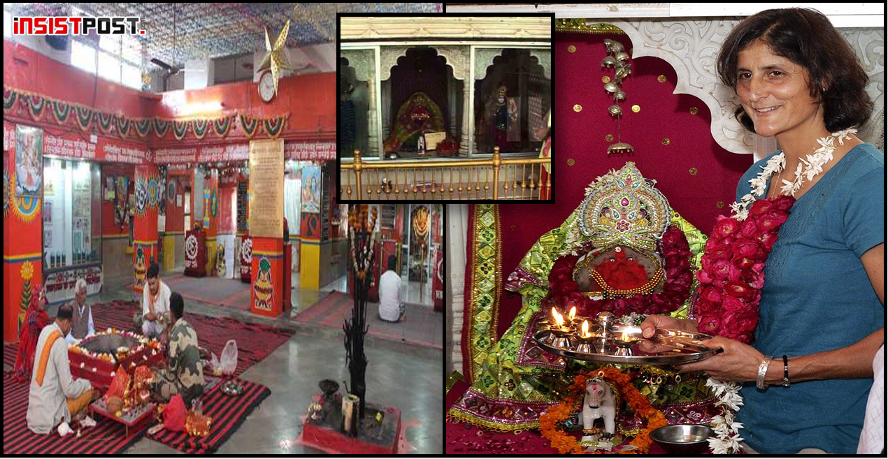 muslim woman as deity in hindu temple