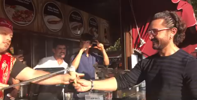 aamir khan turkish icecream video