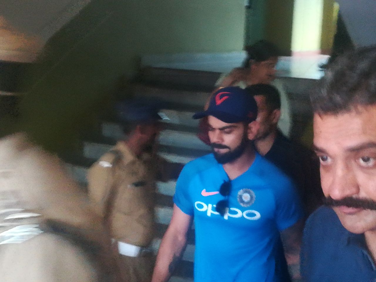 pinarayi Vijayan and Virat Kohli hold hands together for Yes to cricket No to drugs campaign 