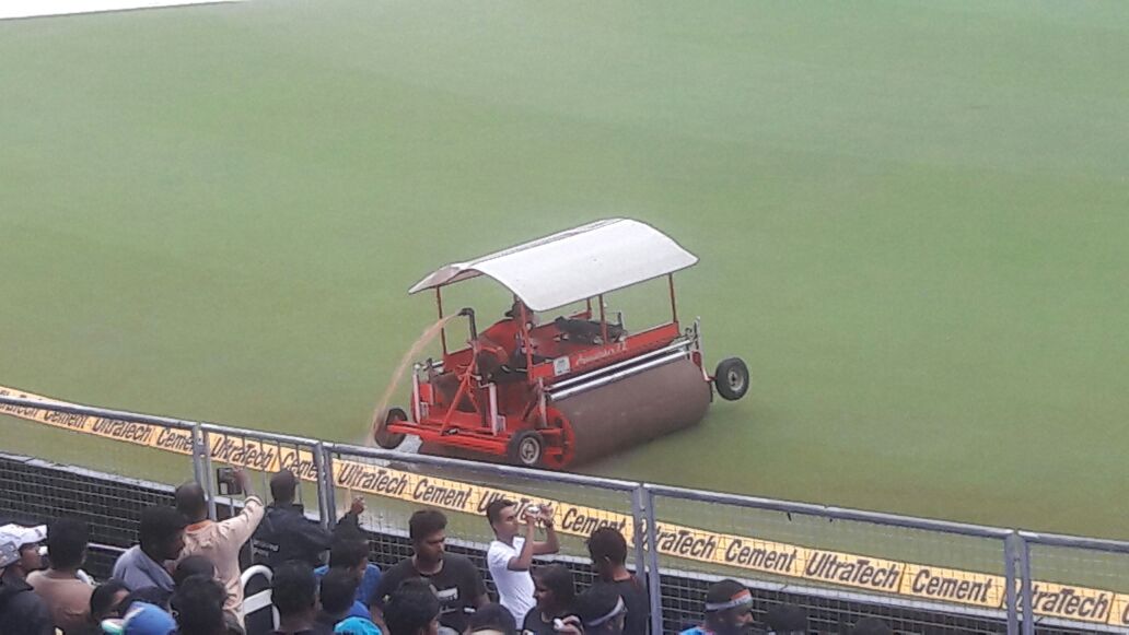 india newzealand match may postponed due to rain