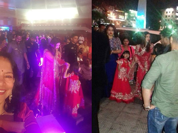 aiswarya aradhya duo rocks in RED