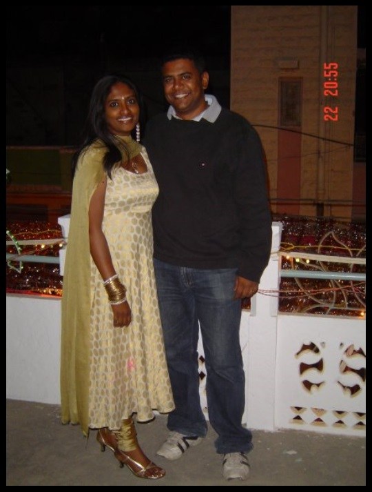 Shalini-Saraswathi-with-her-husband-Prashanth-Chowdappa-Be-An-Inspirer