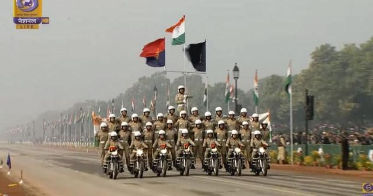 women bsf jawans republic day parade