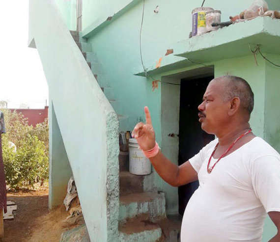man prohibited from going to his own terrace