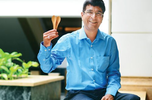 man behind edible cutlery india