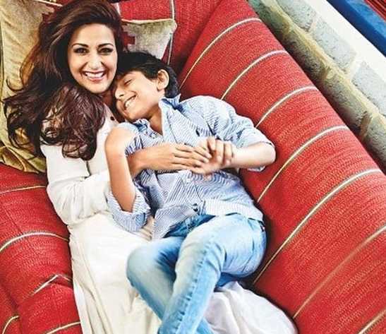 sonal bendre tells son about cancer