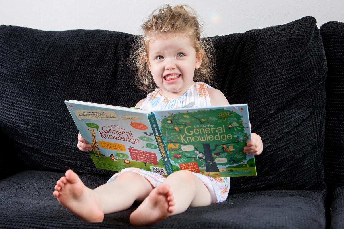 This 3 year old British girl has IQ higher than Albert Einstein