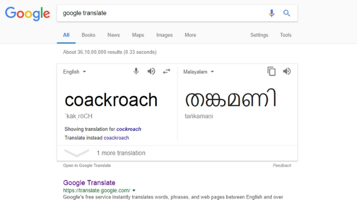 google translate