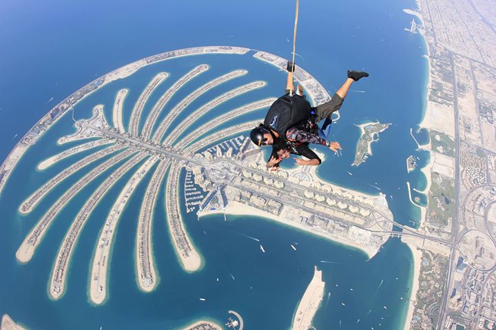 meera nandan sky diving