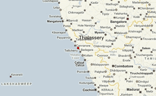 thalassery map