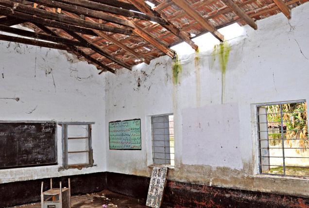 school collapsed