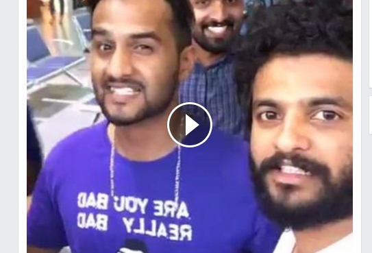 neeraj madav and tovino skydive