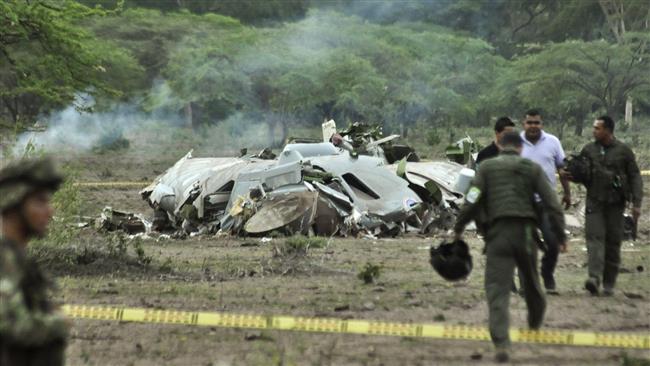 Columbia plane crash