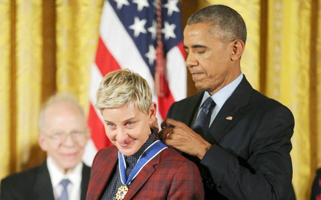 receives America's highest civilian award