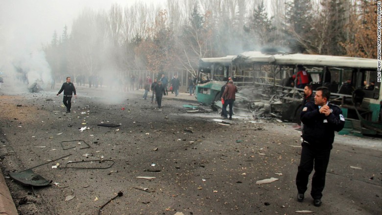 turkey human bomb blast 13 dead