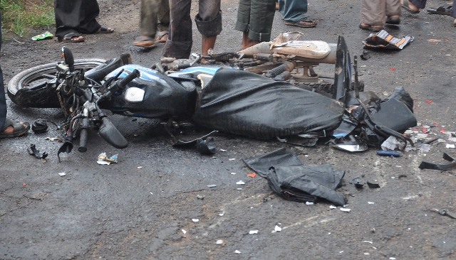 attingal bike bus accident