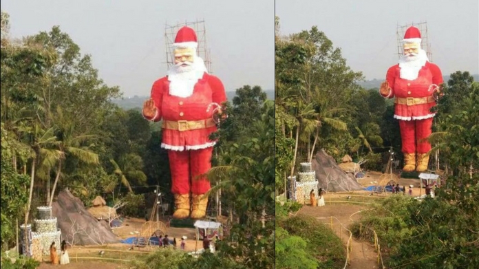 Worlds largest Santa Claus