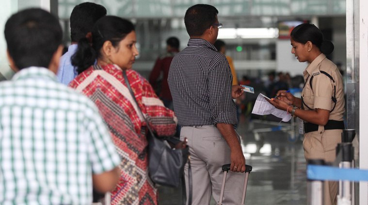 security check up for hand bags