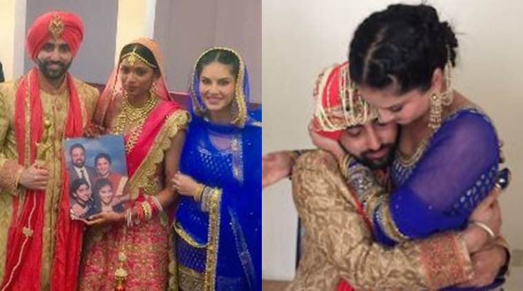 sunny leone brother wedding pics