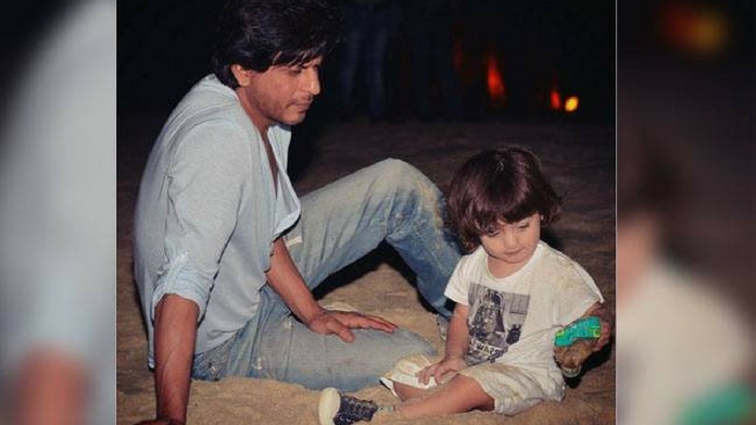 SRK son abram new year gift