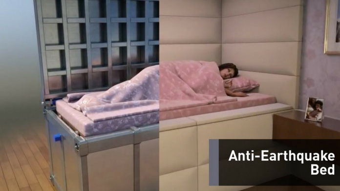bed that will save your life in case of an earthquake