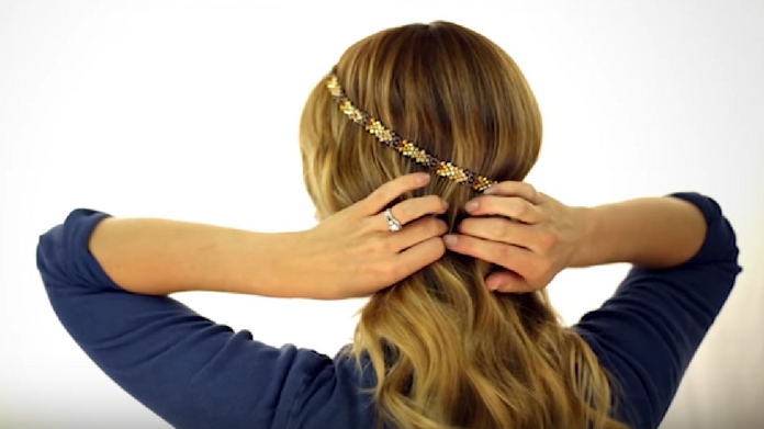 Braided Headband Updo