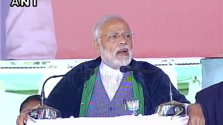 modi at rally imphal