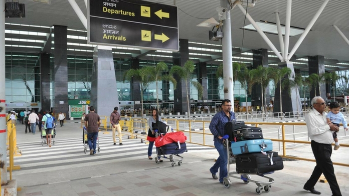 bengaluru based couple send fake bomb alert to airport threat for airports in india