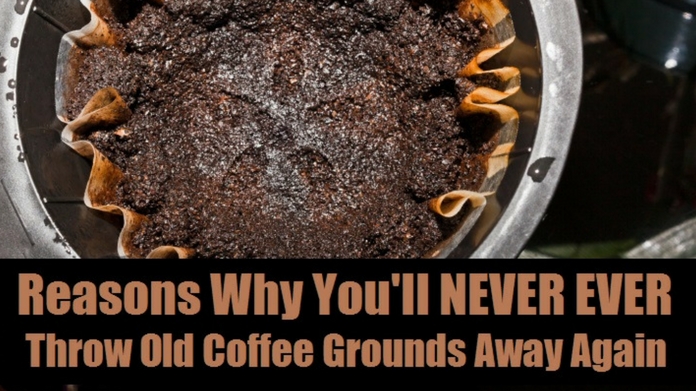 never throw your coffee grounds away