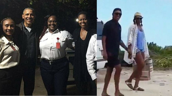 obama vacation pictures