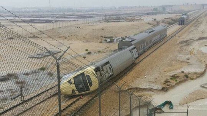 saudi train derailed
