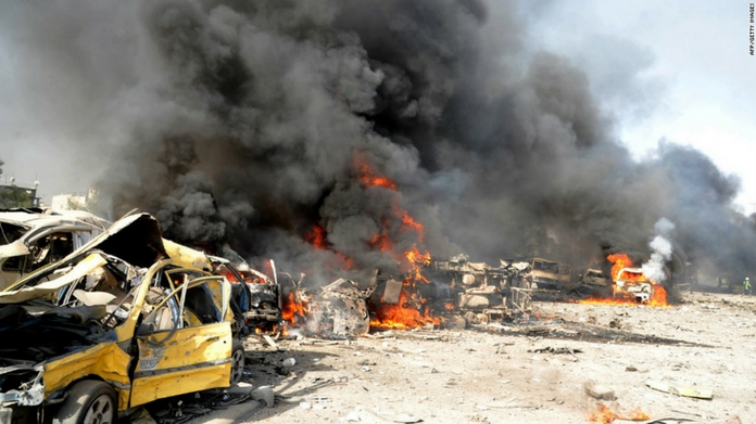 suicide bomb attack at syria killed 40