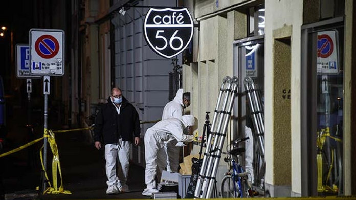 shooting at switzerland cafe