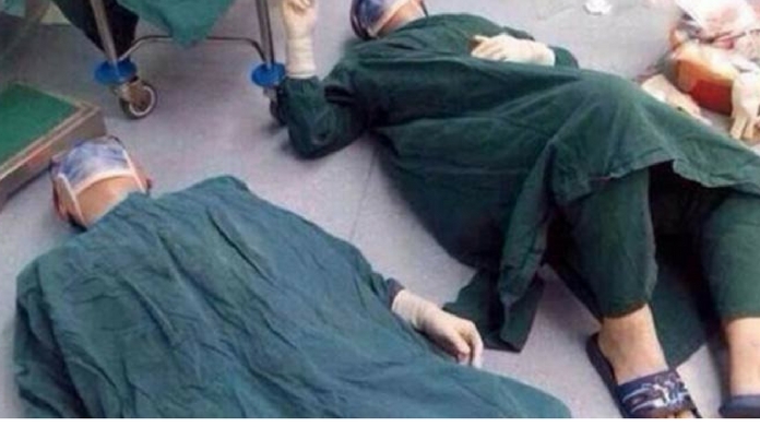 doctors in china collapse after surgery