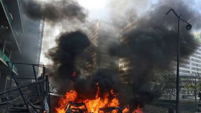 double bomb blast at agra