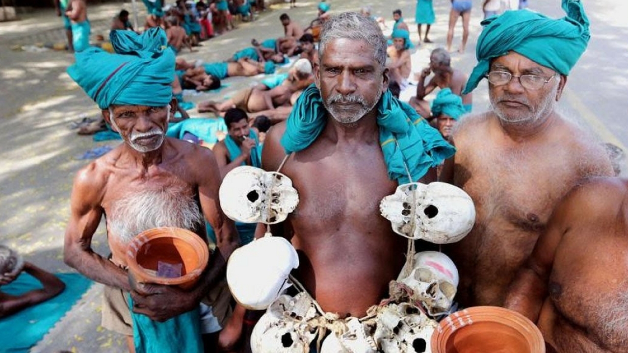 skull protest