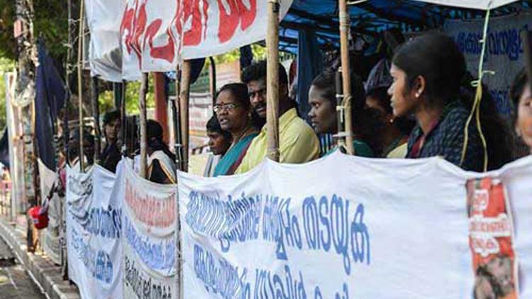 Adivasis go for stand strike