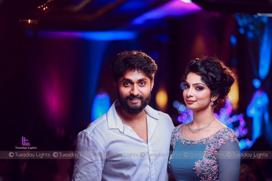 dhyan sreenivasan engagement pics