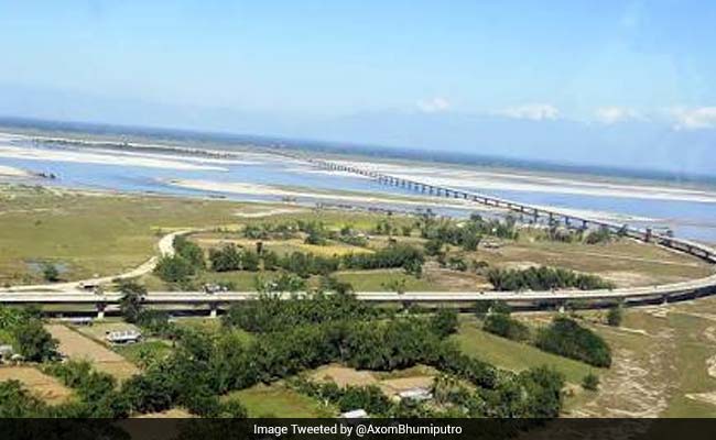 indias longest bridge construction completed