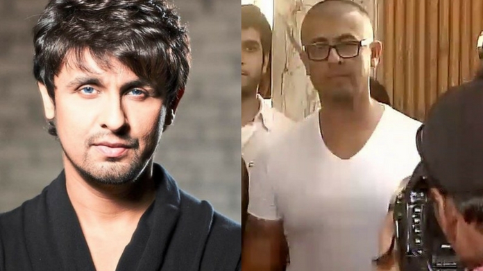 sonu nigam shaves off his head asks maulavi to keep 10 lakhs ready
