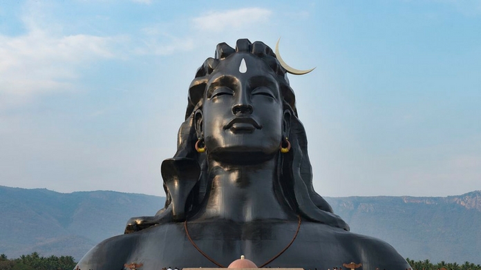 adi yogi statue
