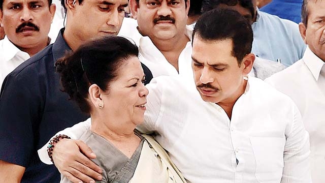 security 13 including robert vadra mother withdrew
