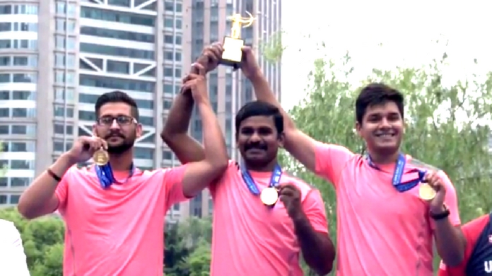 archery world cup india bags gold