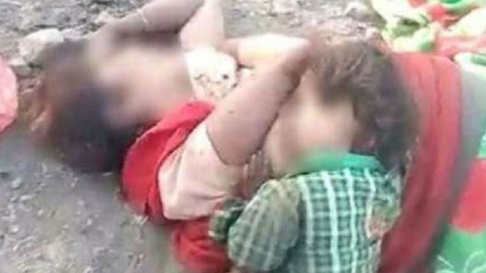 child ignorant about mothers death tries drinking breast milk