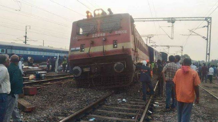 train derailed