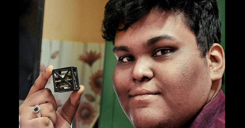 indian boy develops worlds smallest satellite