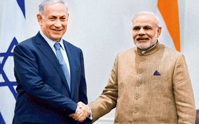 israeli prime minister visists india today
