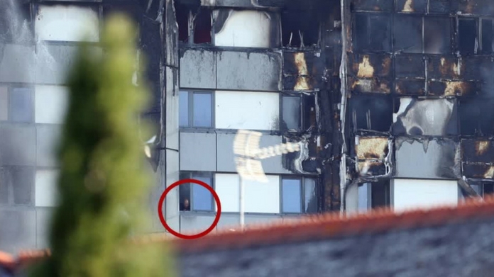 london fire mother throws kid out of 10th floor