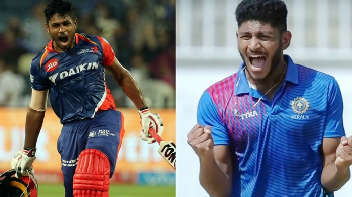 south african tour sanju and basil in team