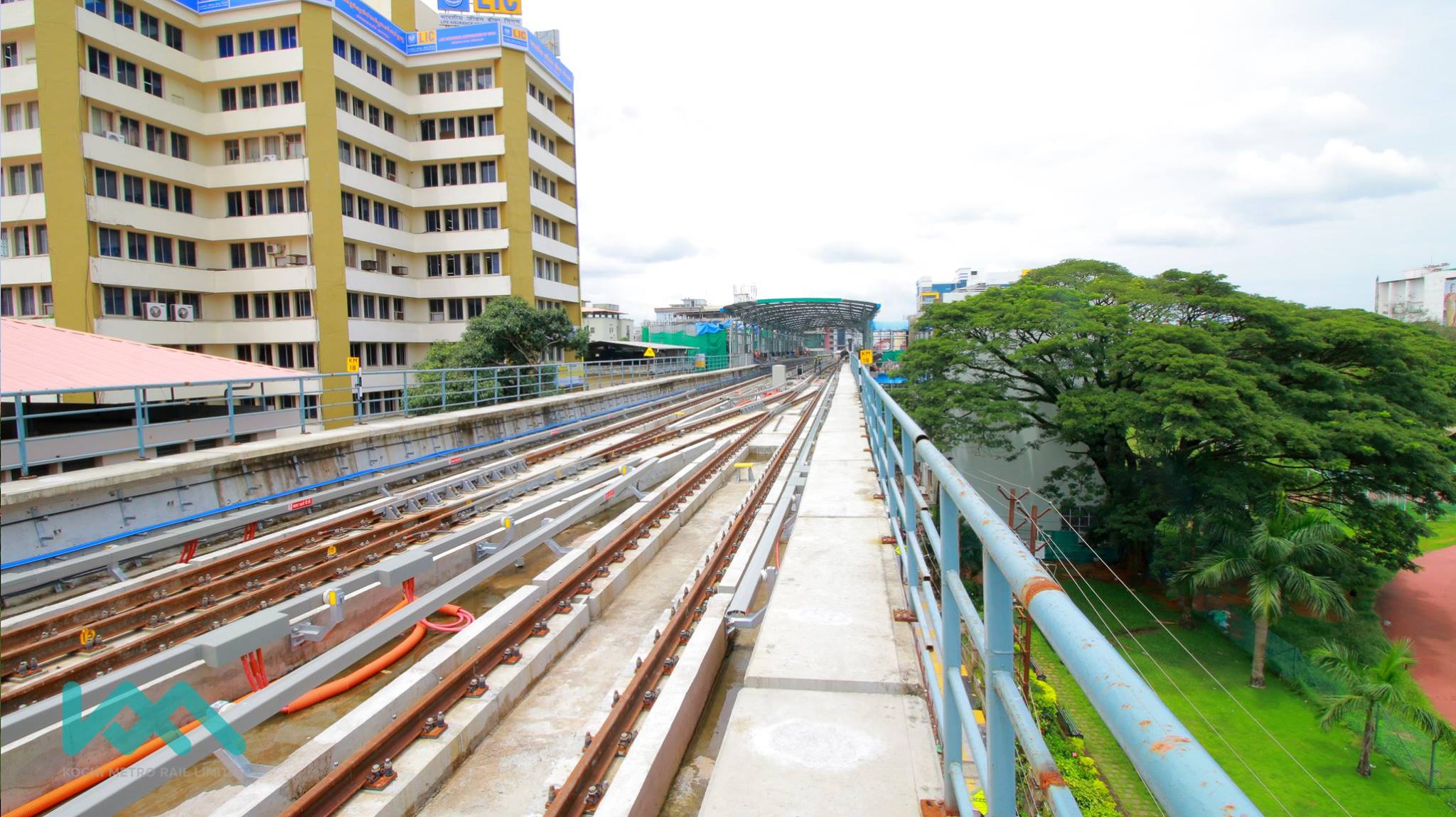 kochi metro palarivattom maharajas first trial run tomorrow